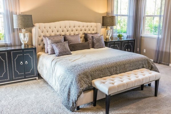 How can you create an allergen-free bedroom environment in a UK suburban home?